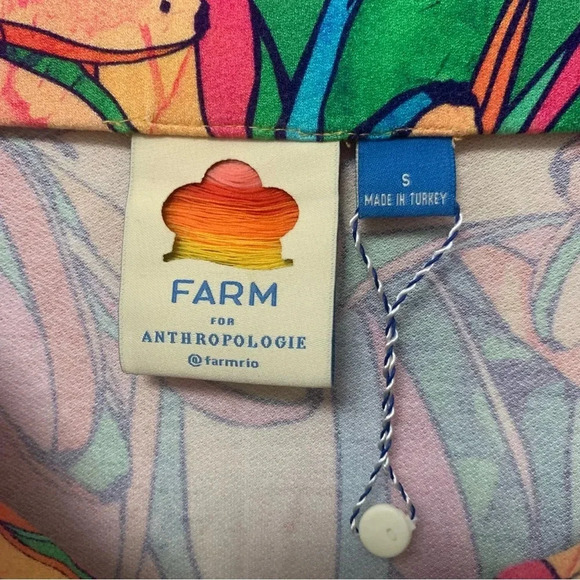 FARM Rio Getaway Faux Wrap Midi Skirt Size Small - Picture 11 of 13